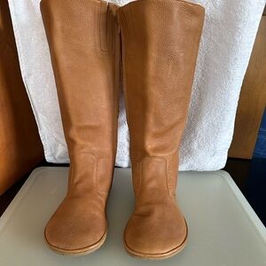 Tan Leather Women's Boots